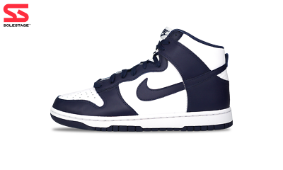 midnight navy dunk high gs